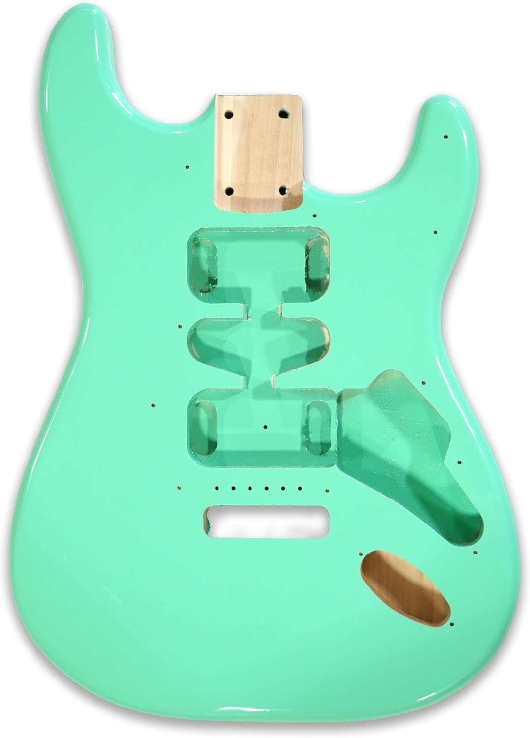 DIY Electric Guitar Kits, okoume Body maple neck & composite ebony fingerboard