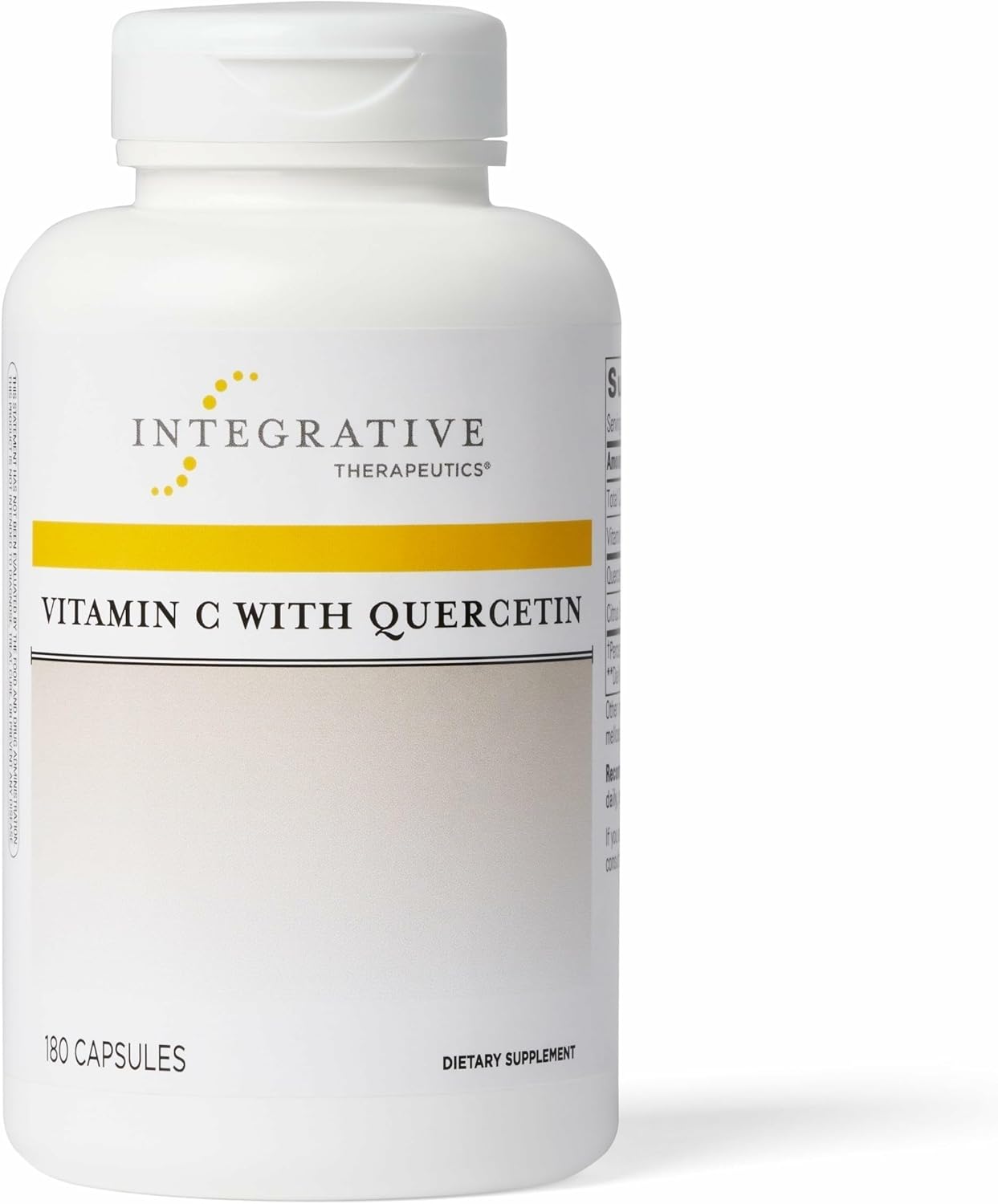 Integrative Therapeutics Vitamin C with Quercetin - Vitamin C Supplement for Immune Support*- Supports Antioxidant Activity* - Vegan