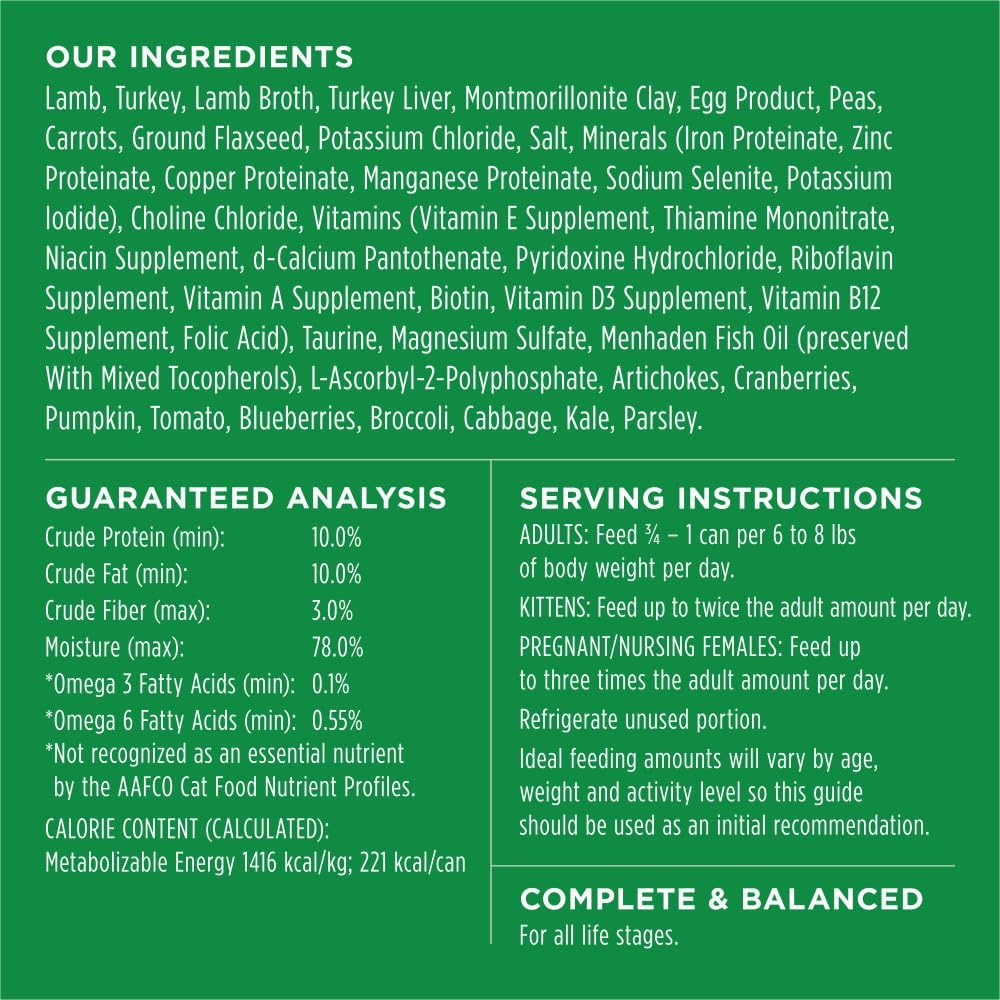 Instinct Original Grain Free Real Rabbit Recipe Natural Wet Canned Cat Food, 3 oz. Cans (Case of 24) | Rich & creamy pate texture, high protein, real rabbit, whole-food ingredients, grain-free, hydration support