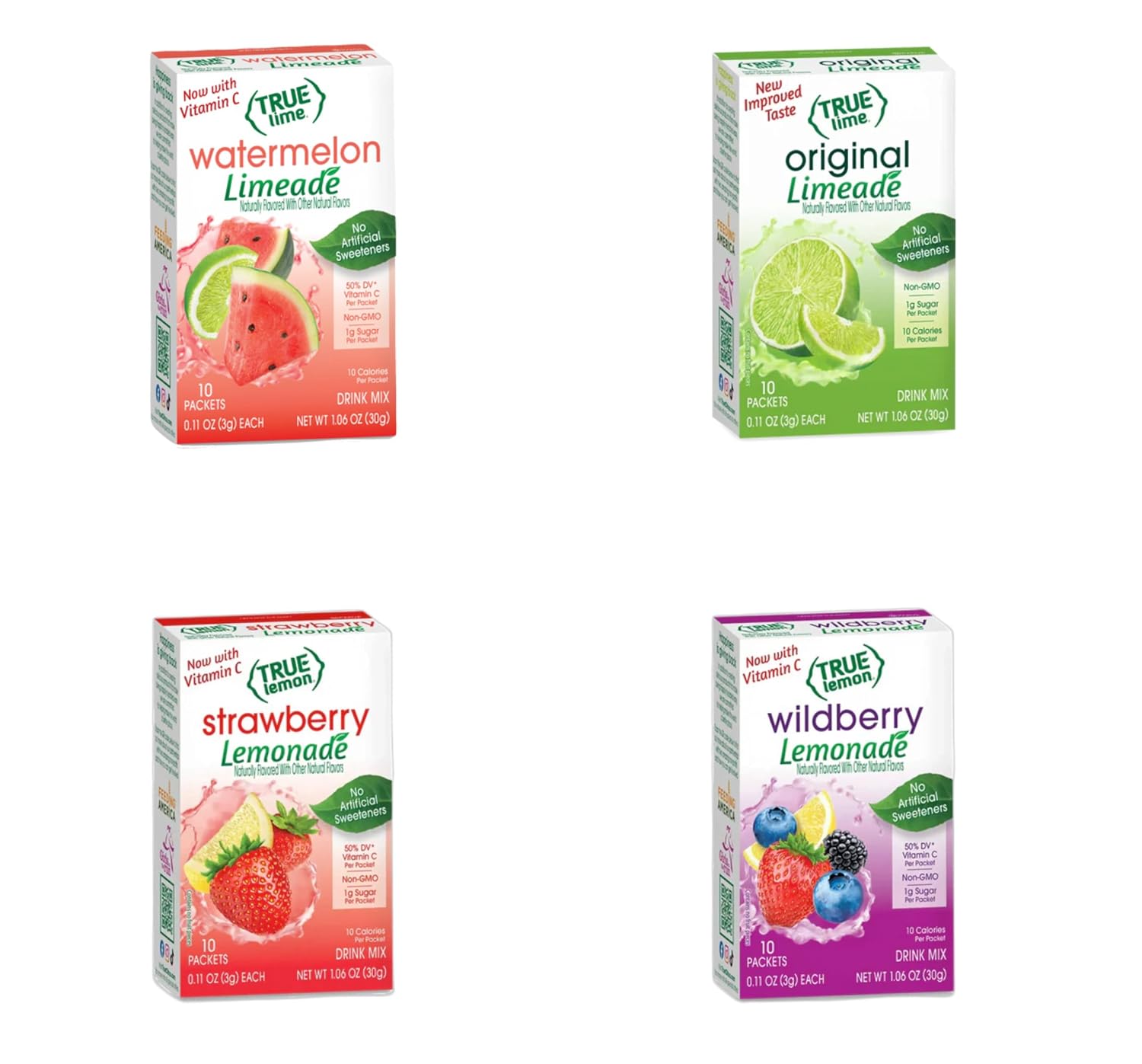 True Citrus Lemonade and Limeade Variety Pack