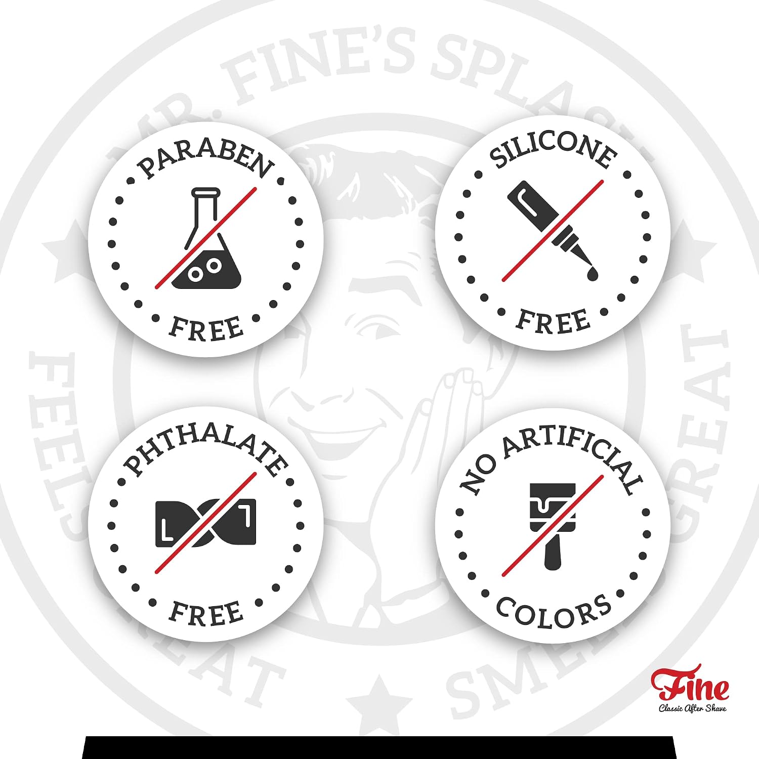 Fine Italian Citrus Classic Aftershave for Men, Made in USA, Four Simple Ingredients, Cooling MentholSplash, Inspired by a 1916 Mediterranean Classic, Bergamot Neroli Petitgrain Scent, 100ml