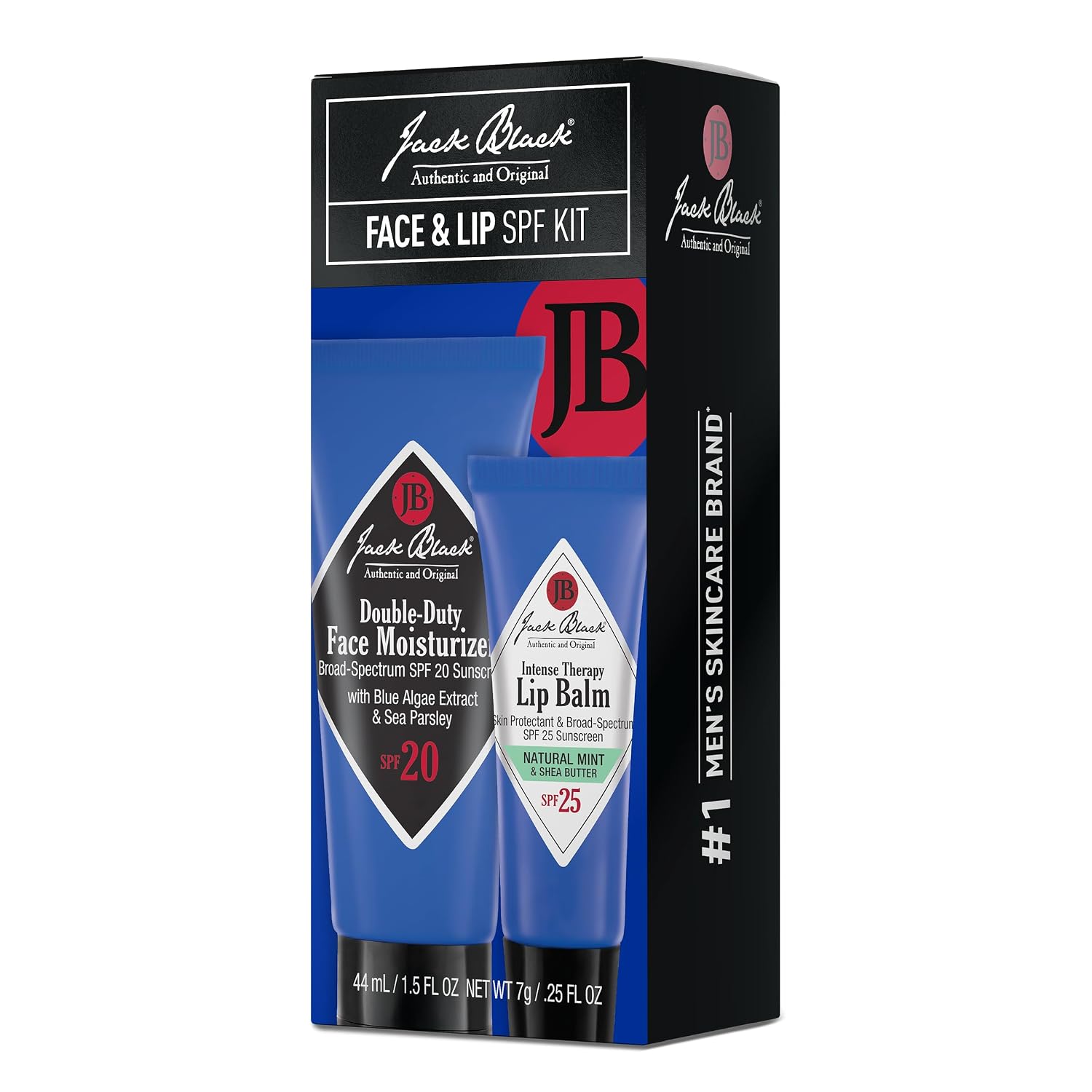 Jack Black Double Duty Face Moisturizer with SPF 20, Facial Moisturizer Face Cream for Men, Mens Facial Lotion with SPF, Gifts for Men