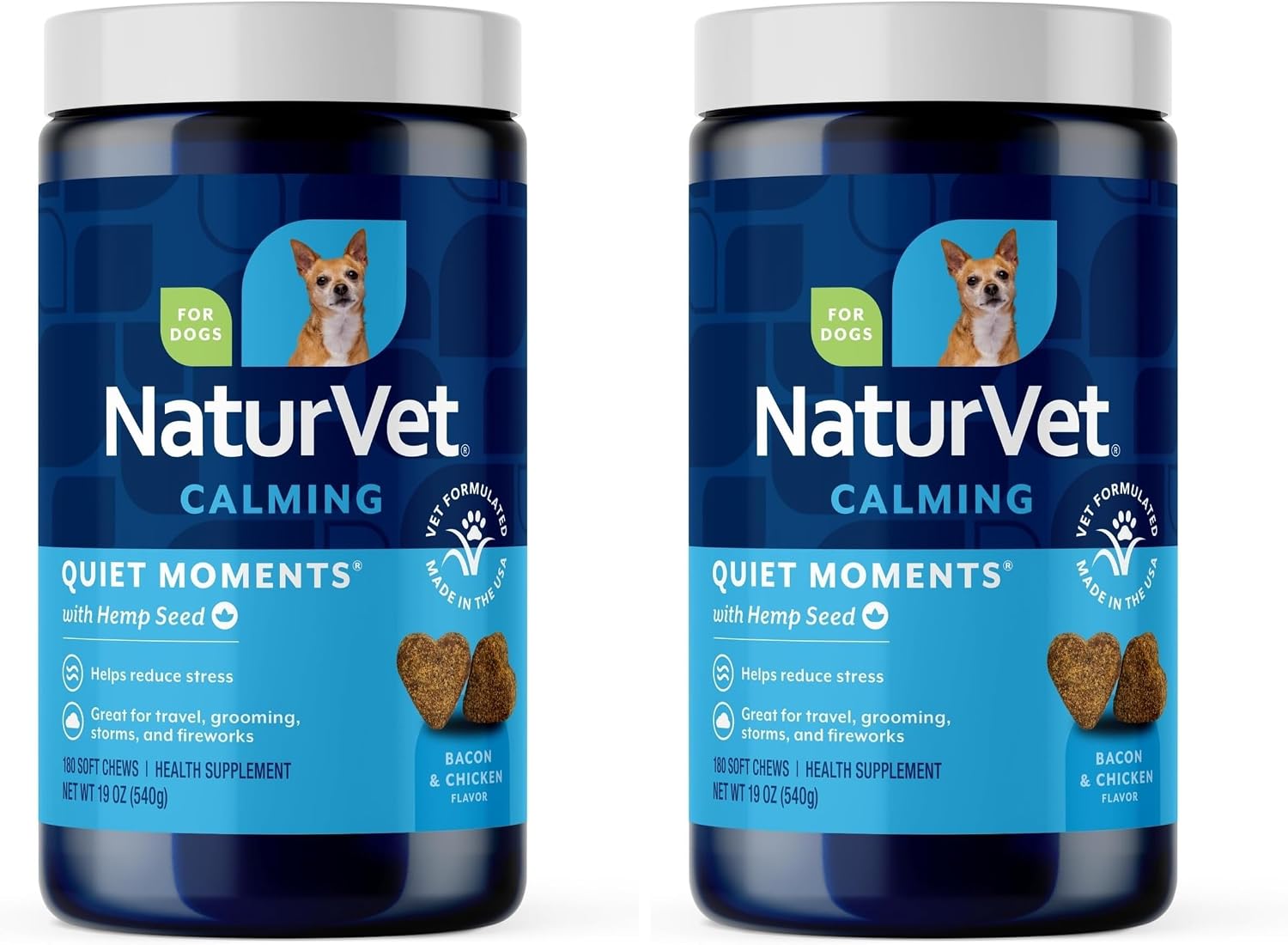 NaturVet Quiet Moments Calming Drops for Cats & Dogs - 2 Oz