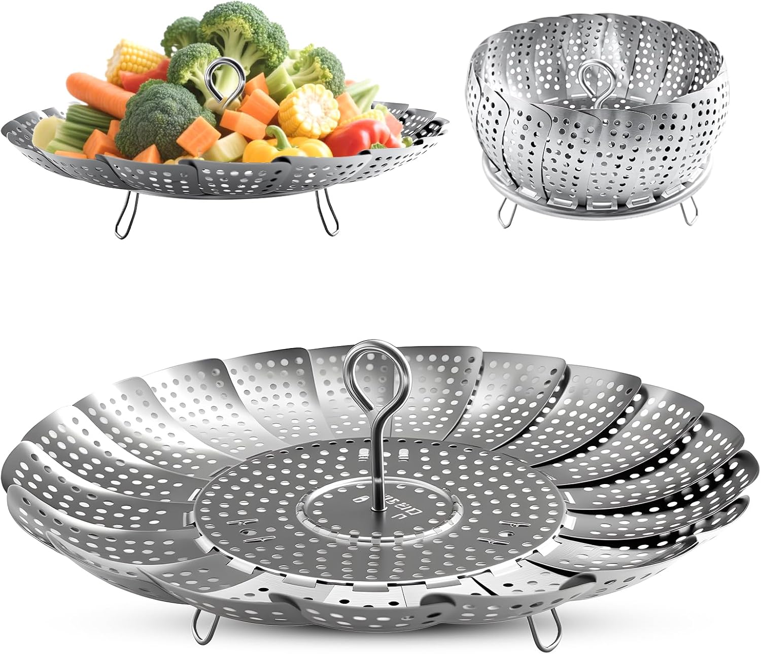 Steamer Basket Stainless Steel Instant Pot Accessories for Food and Vegetable
