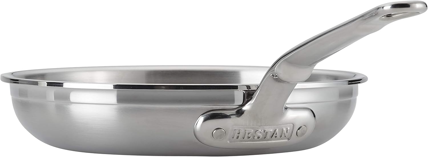 Hestan ProBond Forged - Professional Clad Stainless Steel Frying Pan, 12.5-Inch, Induction Compatible