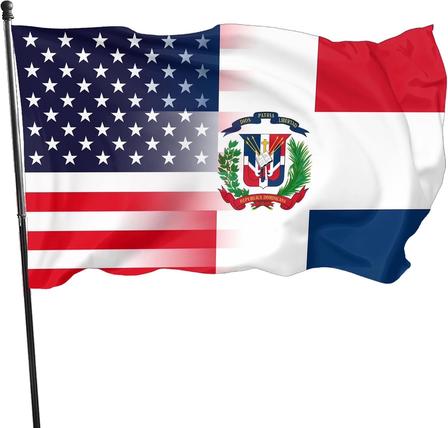 Nicaragua Nicaraguan And American Flag America USA 3x5 Ft Indoor Outdoor Decor Banner National Flags for Garden Yard Car Outside Decoration