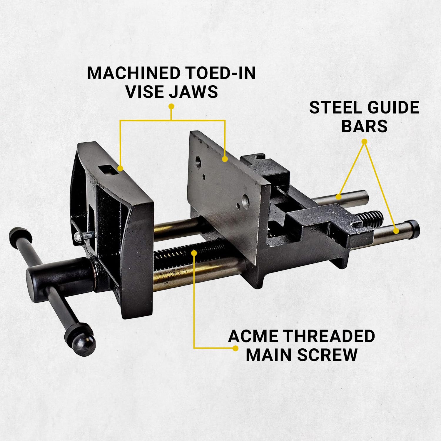 Yost Vises 10WW-CA 10" Heavy-Duty Ductile Iron Woodworkers Vise