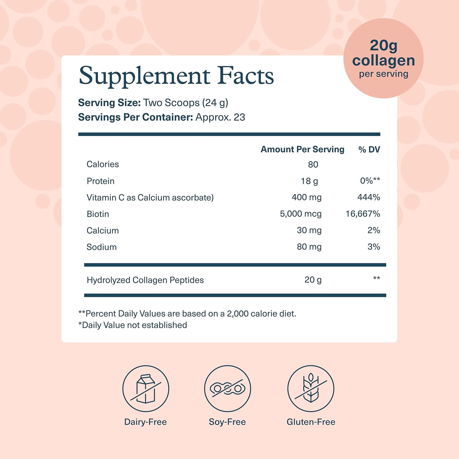 Youtheory Collagen Powder, 20g, Unflavored, 10 oz, 12-Day Supply