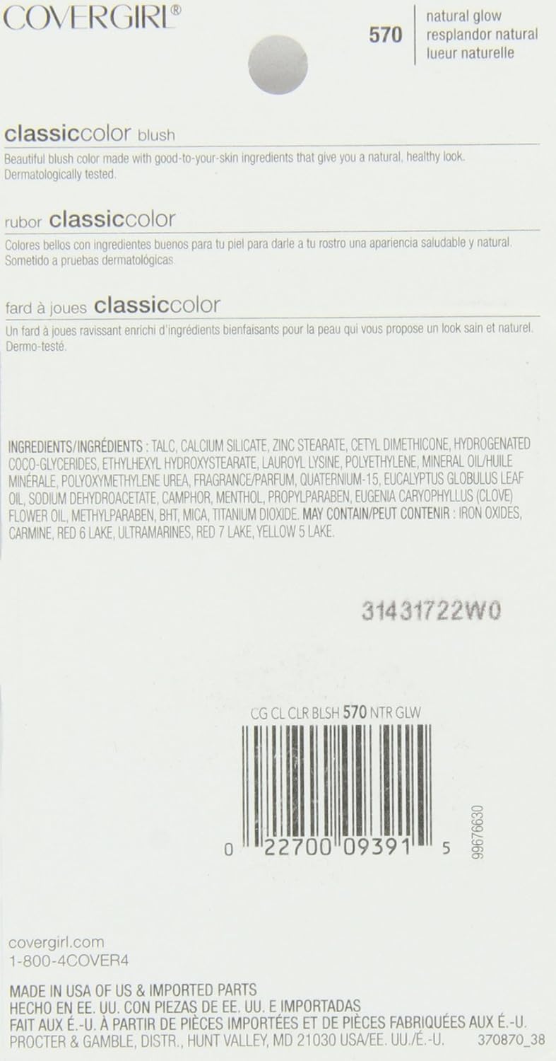 COVERGIRL Classic Color Blush, Iced Plum (510) (Packaging May Vary)