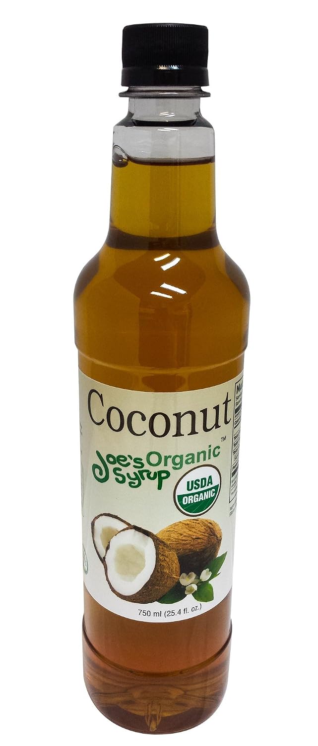 Joe’s Syrup Organic Flavored Syrup, Organic Strawberry, 750 ml | Vegan, gluten-free, Non-GMO, no HFCS; for cocktails & desserts
