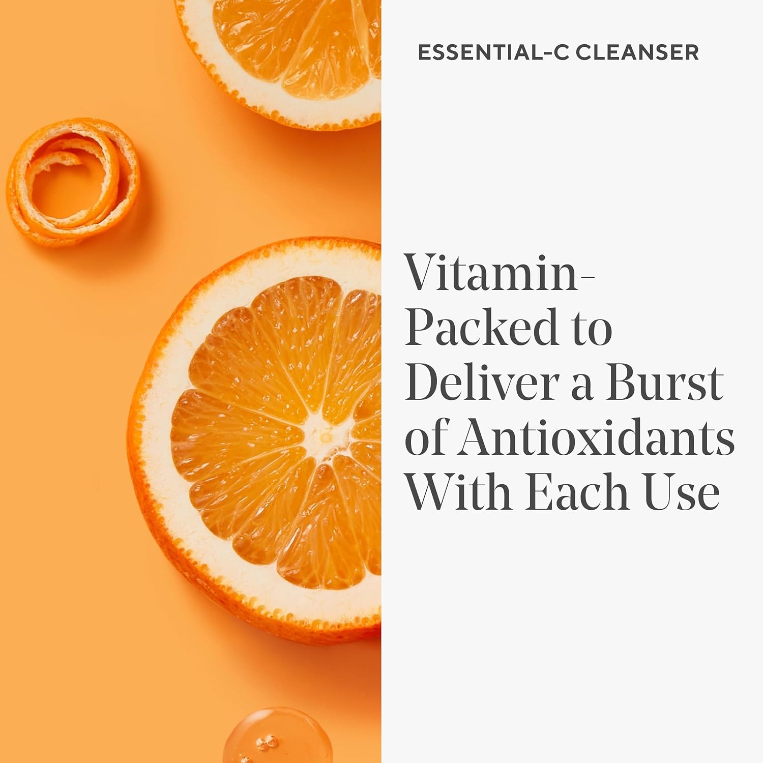 Murad Essential-C Facial Cleanser - Vitamin C | Gentle foaming gel face wash with Vitamin C, Vitamin E, Vitamin A, Allantoin & Panthenol cleanses, nourishes and hydrates