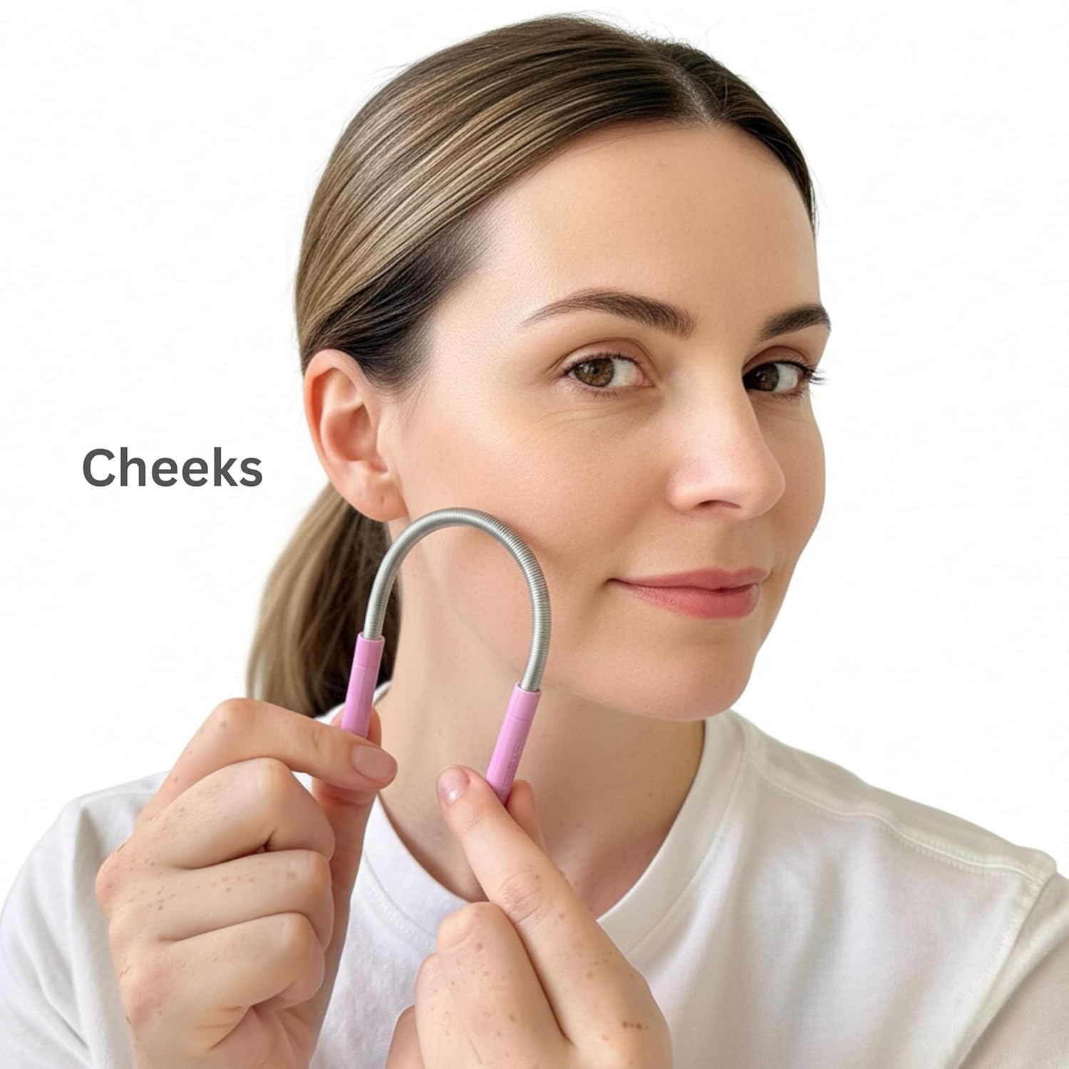 Bellabe Facial Hair Remover for Women, Made in USA, Spring Hair Remover for Face and Chin