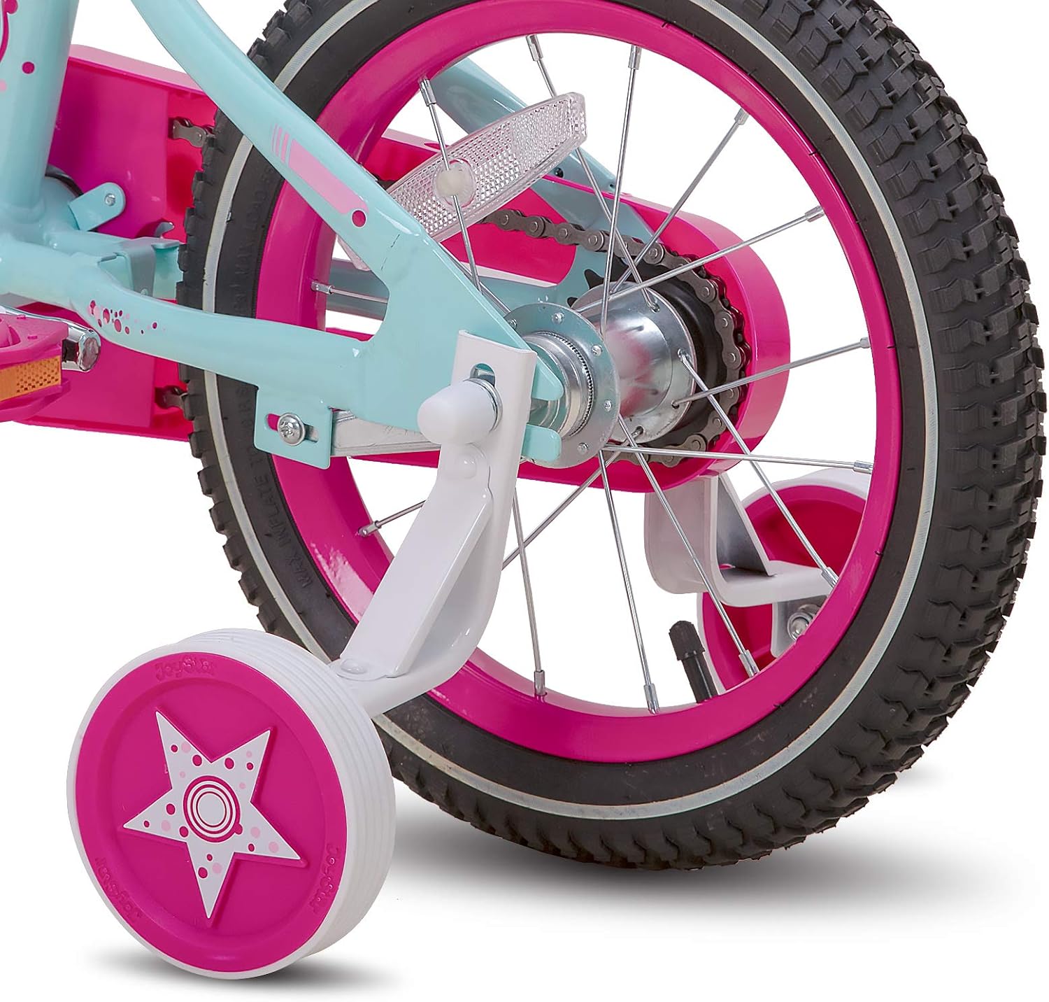 JOYSTAR Paris Girls Bike with Training Wheels for Ages 3-10Y