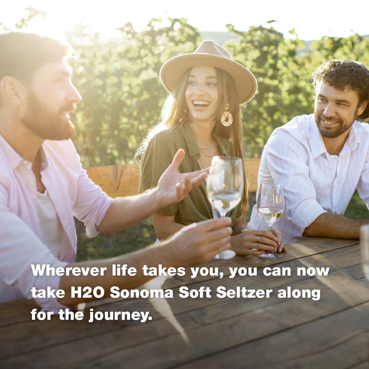 H2o - The Best Non Alcoholic Red Wine - Infused California Sparkling Refreshment, 0.0% Alcohol, (Pinot Noir, Pack of 4-12 Fl oz)