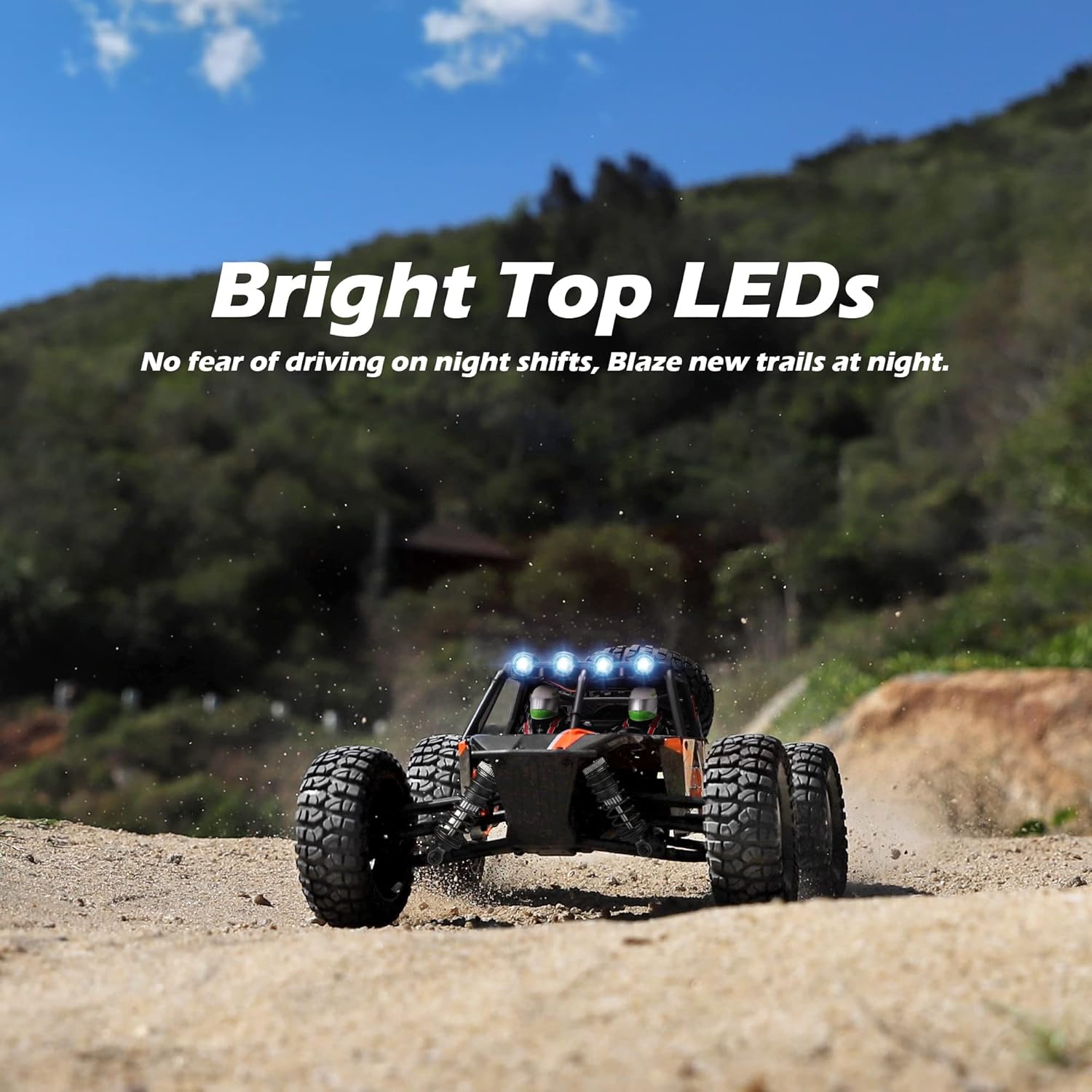 HAIBOXING 905 Protector 1:12 Scale RC Cars, Off-Road RC Buggy Hobby Grade | Aluminum Oil-Filled Shocks, Fast Remote Control Car 38 km/h