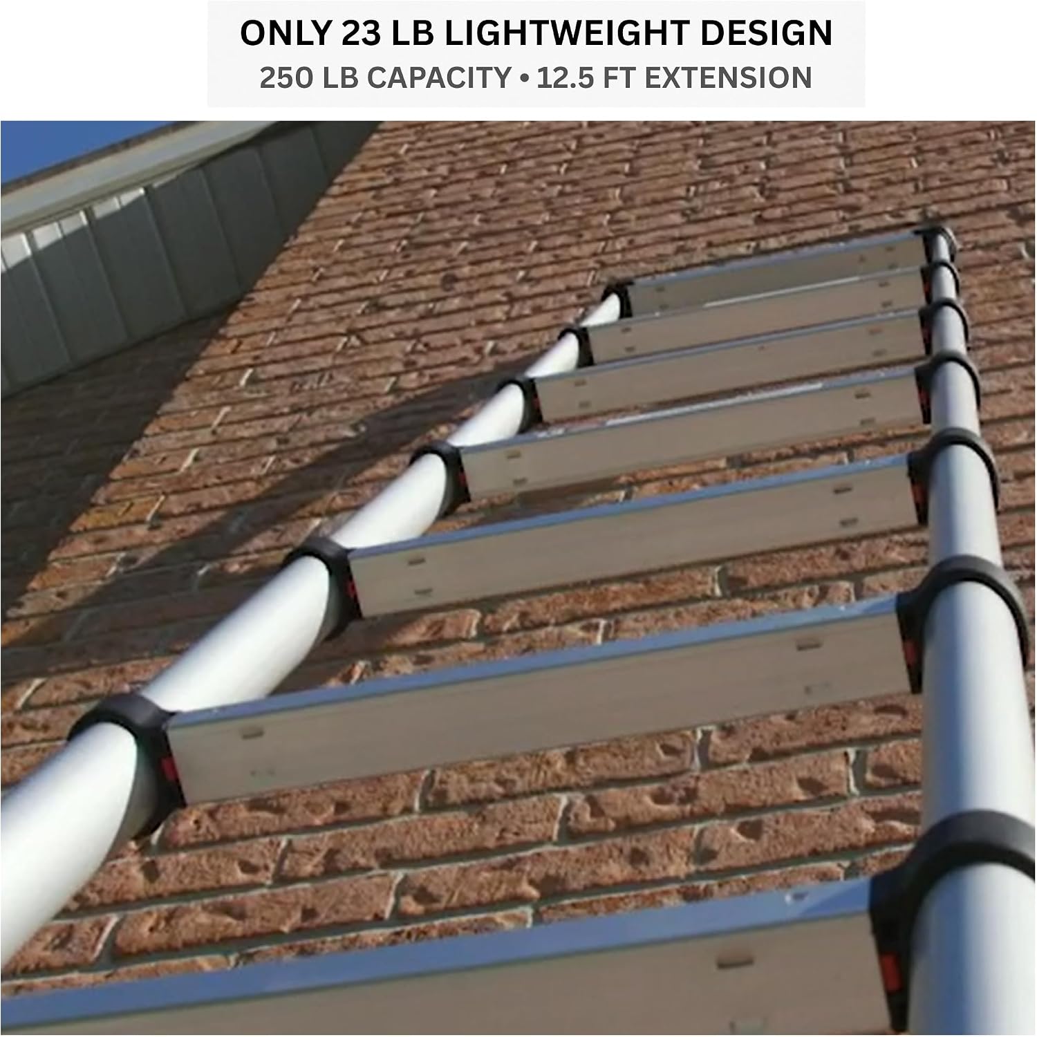 Telesteps 1600E Telescoping Extension Ladder – 12.5 ft Height
