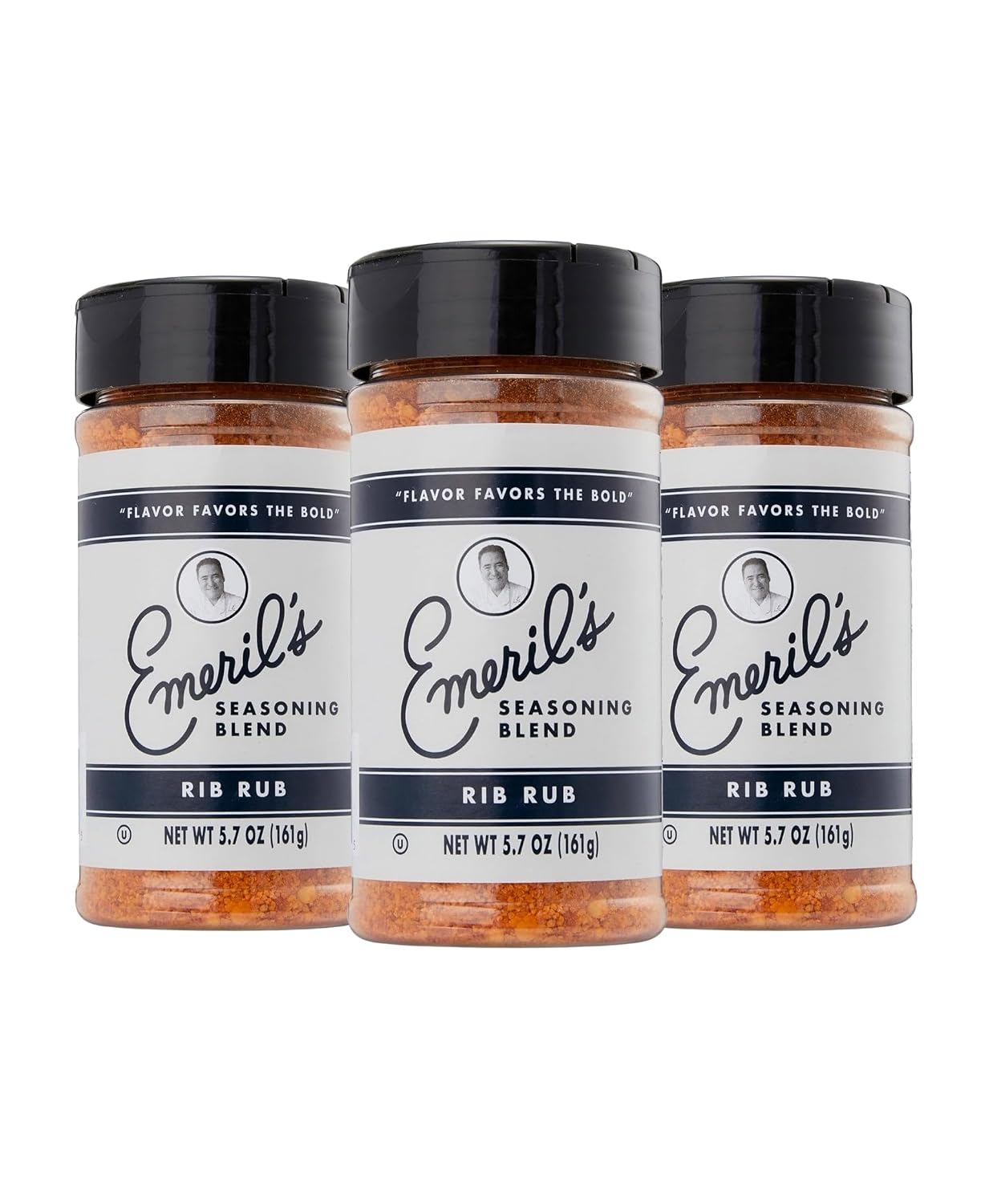 Emeril Lagasse 5 Oz, 3-Pack and 6-Pack Seasoning Blend: Original Essence, Cajun, Blackened, Chicken Rub, Steak Rub and Rib Rub Best Seasonings and Spices for Cooking (3PK - Chicken/Steak/Rib Rub)