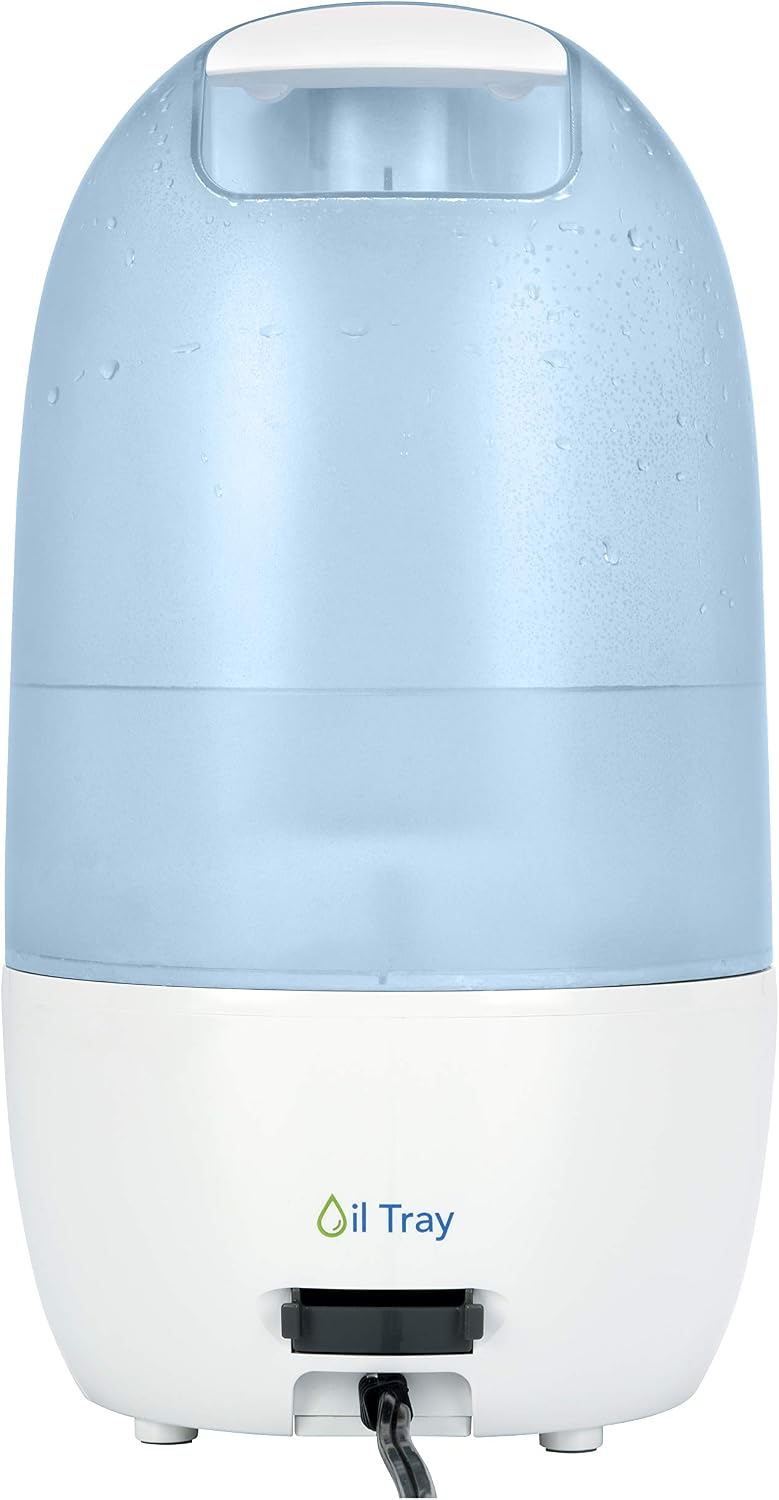 PureGuardian Ultrasonic Cool Mist Humidifier with Aromatherapy Tray, 70-Hour Run Time, 1-Gallon Tank Capacity, 320 Sq. Ft. Coverage for Small Rooms