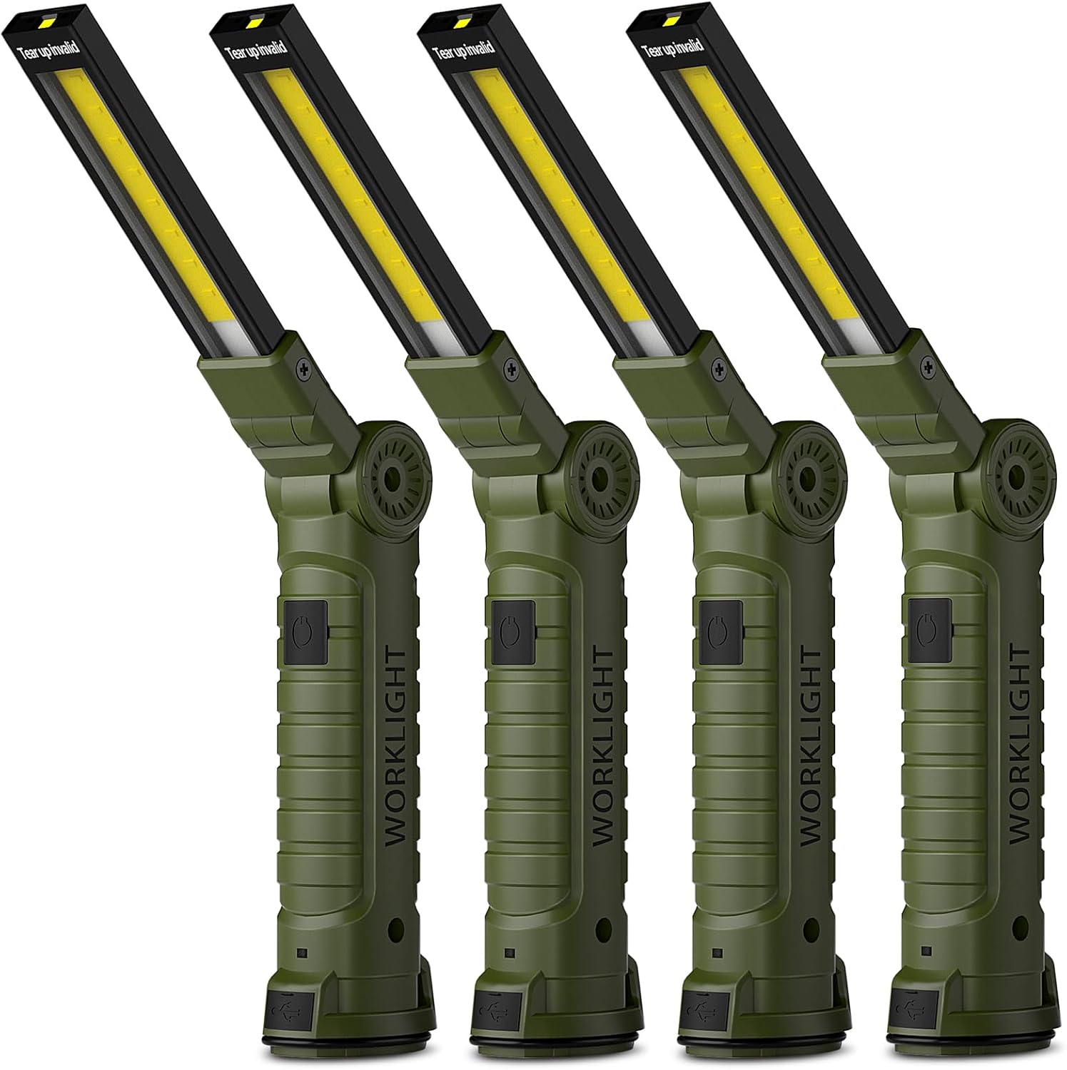 Coquimbo 2 Pack Rechargeable Work Light, Christmas Tool Gifts for Men Dad