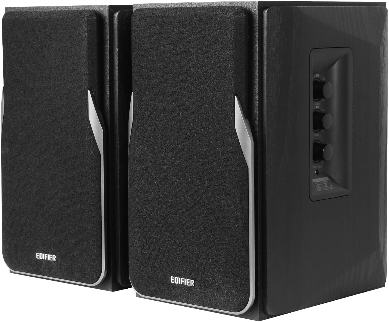 Edifier R1380DB Active Bluetooth Bookshelf Speakers - Optical/Coaxial Input - 2.0 Wireless Studio Monitor Speaker - 42W RMS (Black)