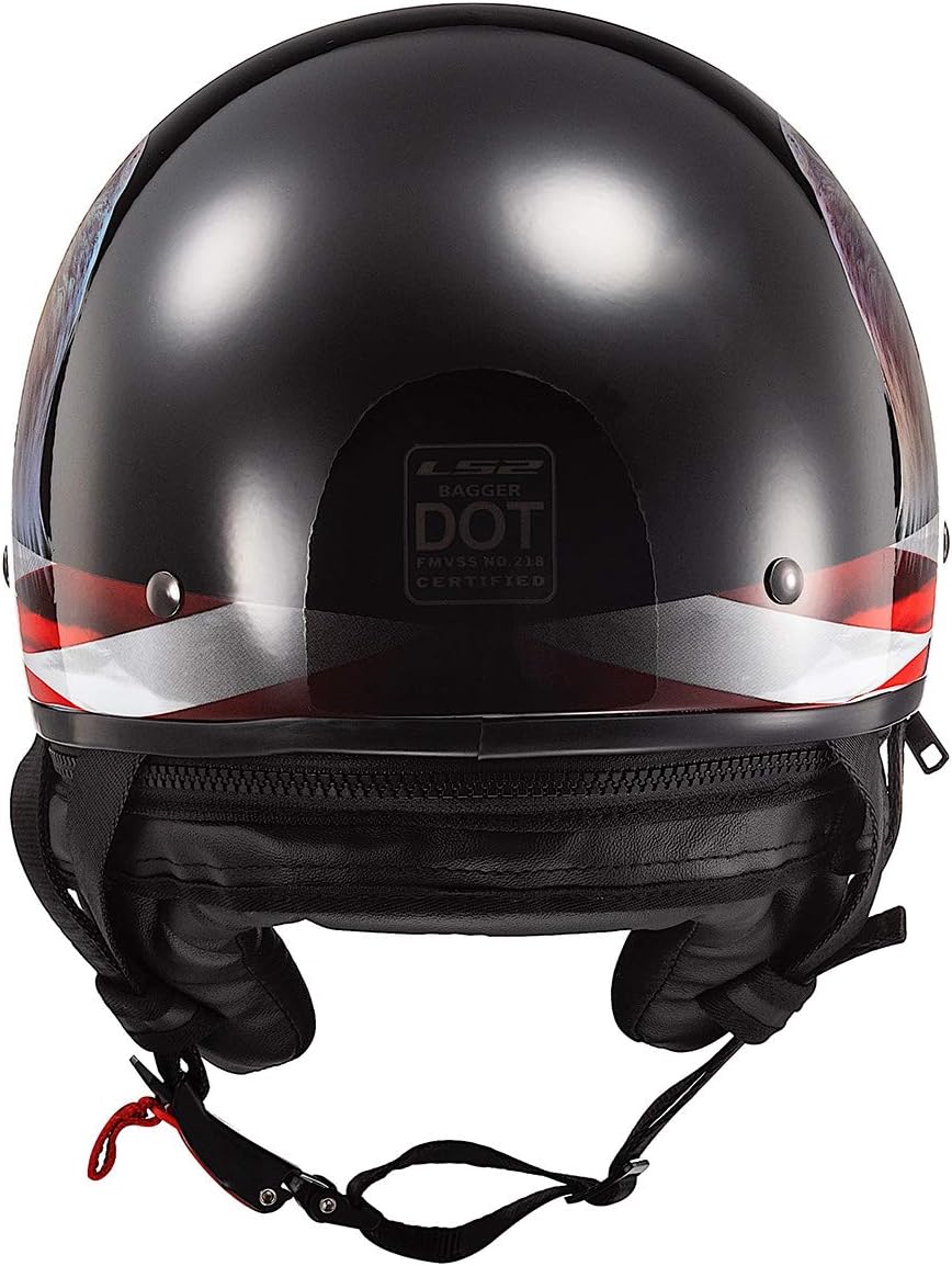 LS2 Helmets Bagger Motorcycle Half Helmet