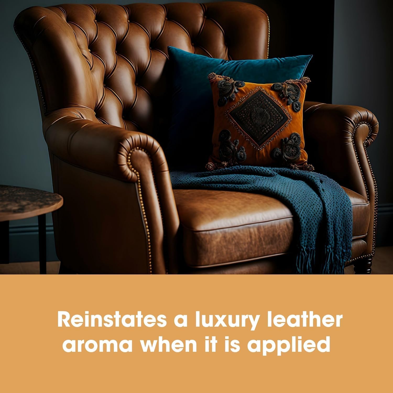 Furniture Clinic Large Leather Care Kit | Leather Cleaner + Conditioning Protection Cream for Furniture | Two 17oz Bottles + 1 Sponge & 1 Cloth | Restore Leather Couches, Car Seats, Jackets, & Boots