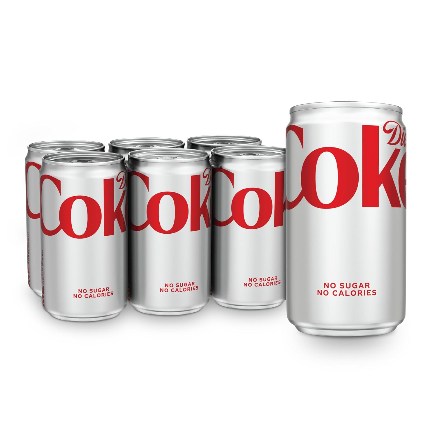 Diet Coke Soda Soft Drink Cans, 12 fl oz, 12 Pack | No sugar, no calories, 46 mg caffeine per can
