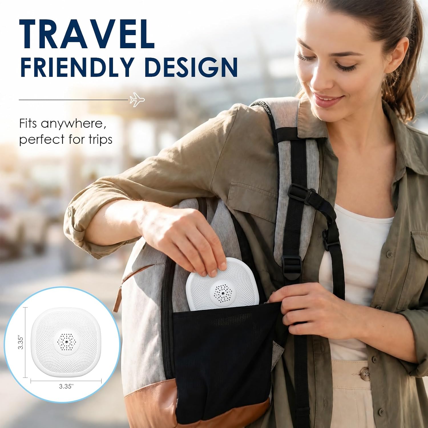 Portable Cleaning Kit with Foldable Large Cleaner Bag, Compact Multi-Function Cleaner Machine for Travel, High Compatible for Household Use