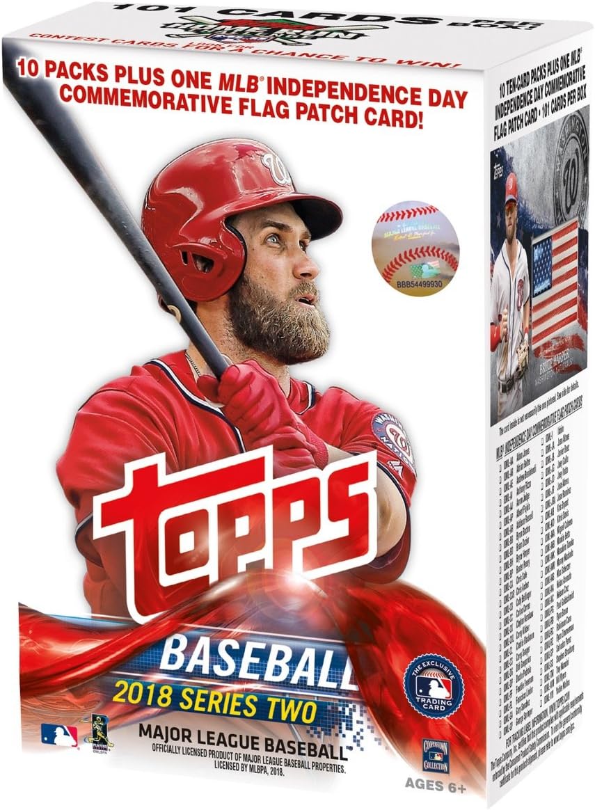 Topps Baseball 2018 Series 2 Mass Value Box
