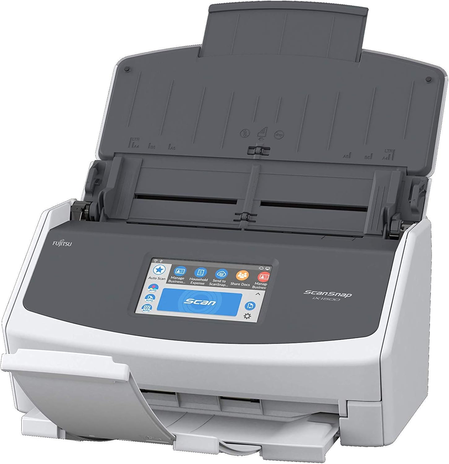 Fujitsu ScanSnap iX1500 Color Duplex Document Scanner with Touch Screen for Mac and PC [Current Model, 2018 Release] (Renewed)
