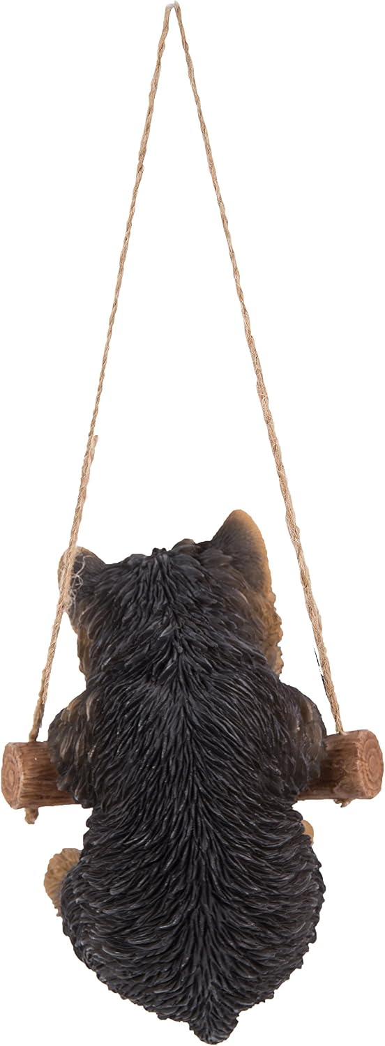 Hanging Yorkshire Terrier Puppy, Black