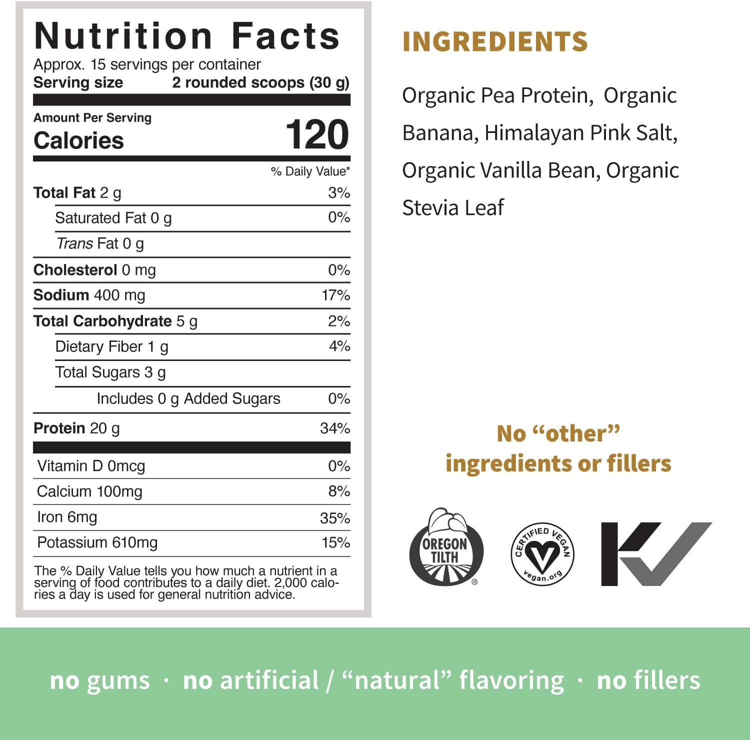 Sprout Living Organic Pumpkin Seed Protein Powder, Unflavored, 20 Grams of Plant Based Protein Powder Without Artificial Sweeteners, Non Dairy, Non-GMO, Vegan, Gluten Free (1 Pound, 14 Servings)