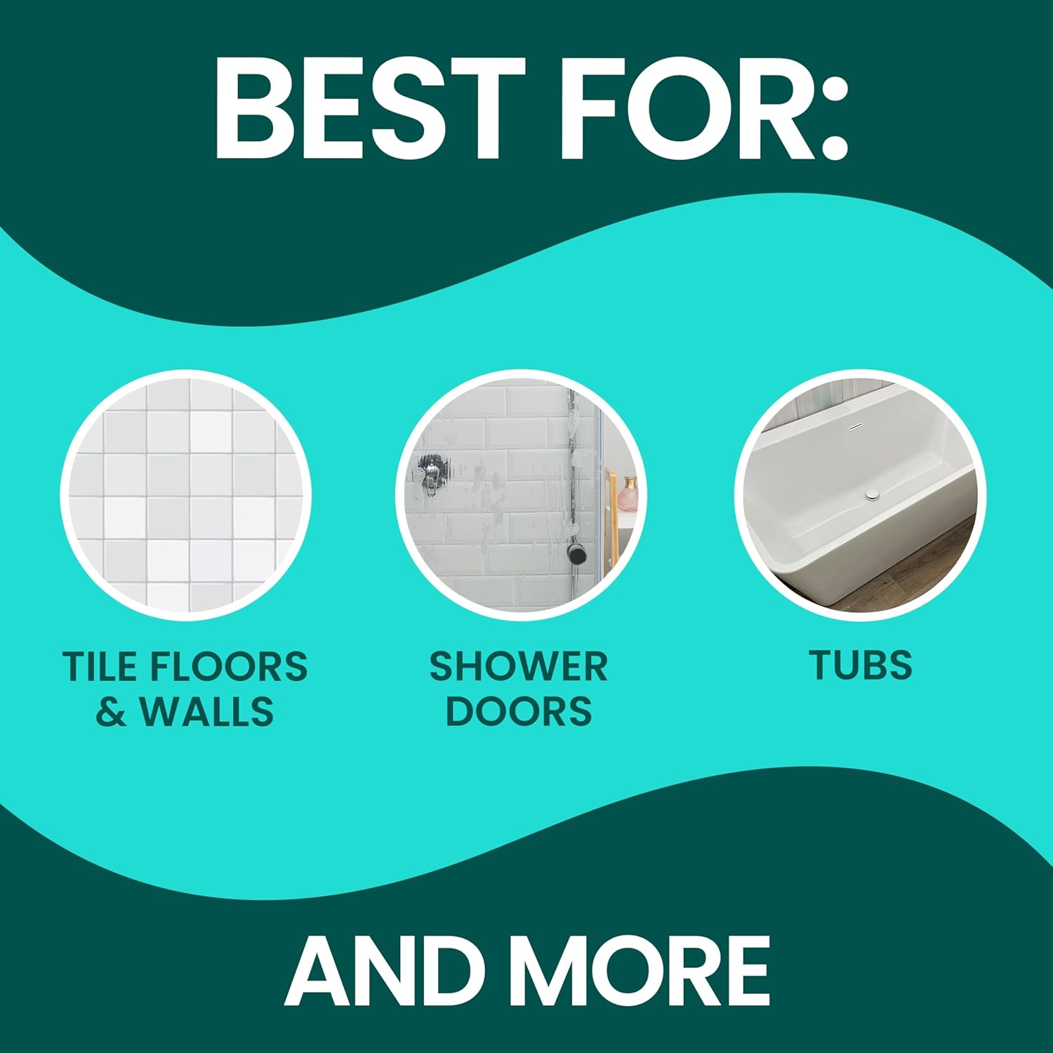 Scotch-Brite Extendable Tub & Tile Scrubber Kit, Includes 1 Handle and 3 Non-Scratch Scrubber Pads