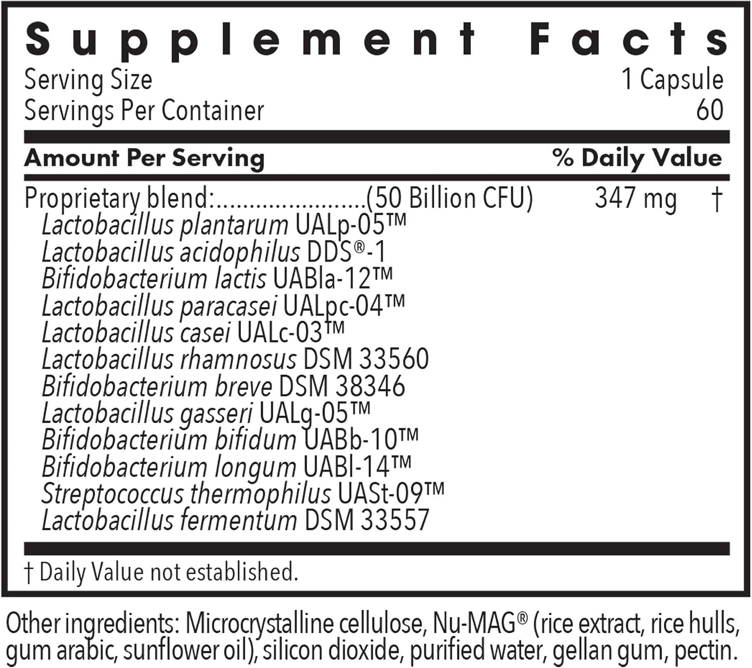 ARG Essential Biotic Complete - 50 Billion CFU Probiotic - Gut & Digestive Support - Delayed Release Capsules - Hypoallergenic - 60 Servings - 60