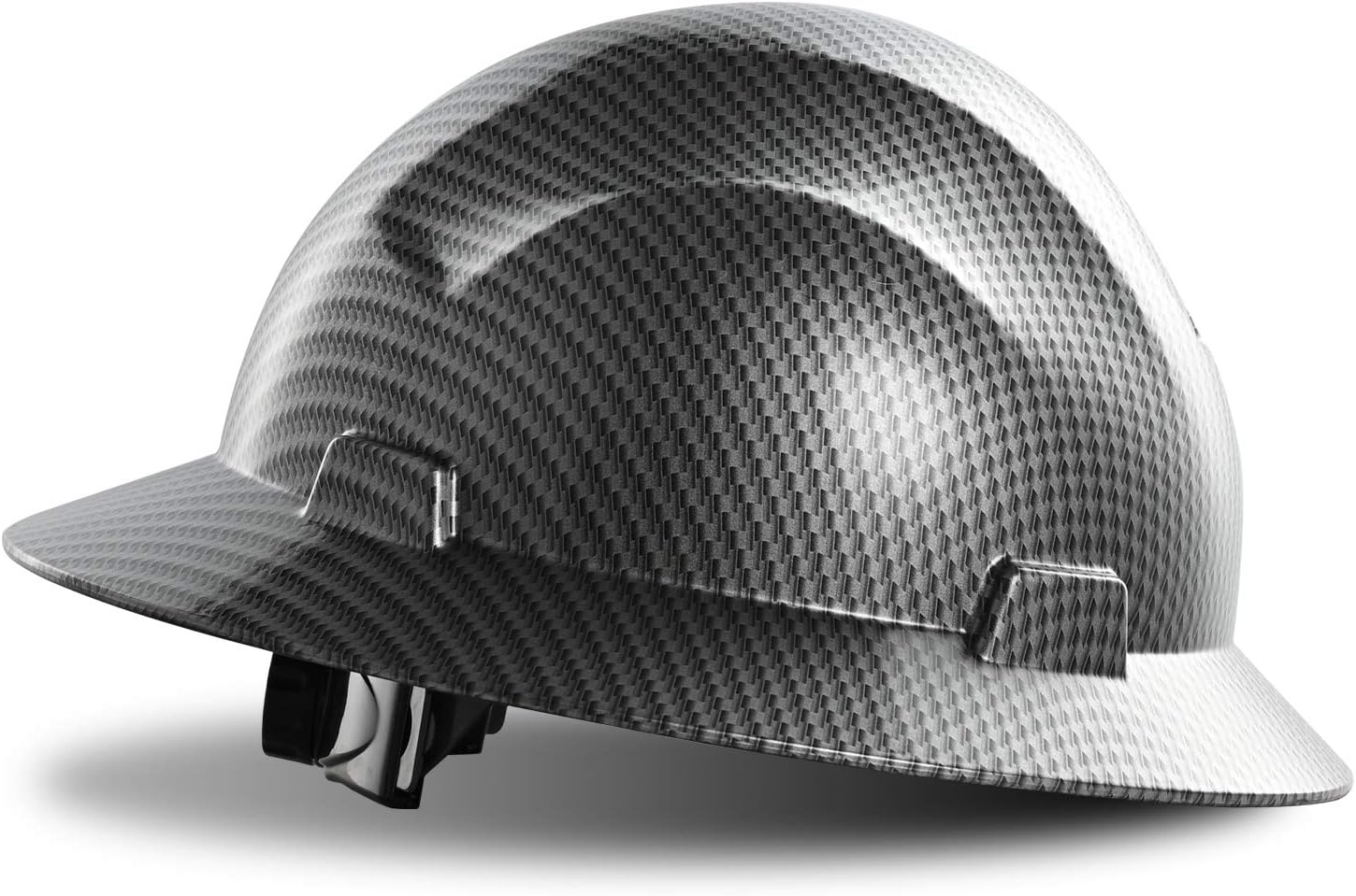 LANON Full Brim FRP Hard Hat, Class C, Premium Charcoal Gray Design