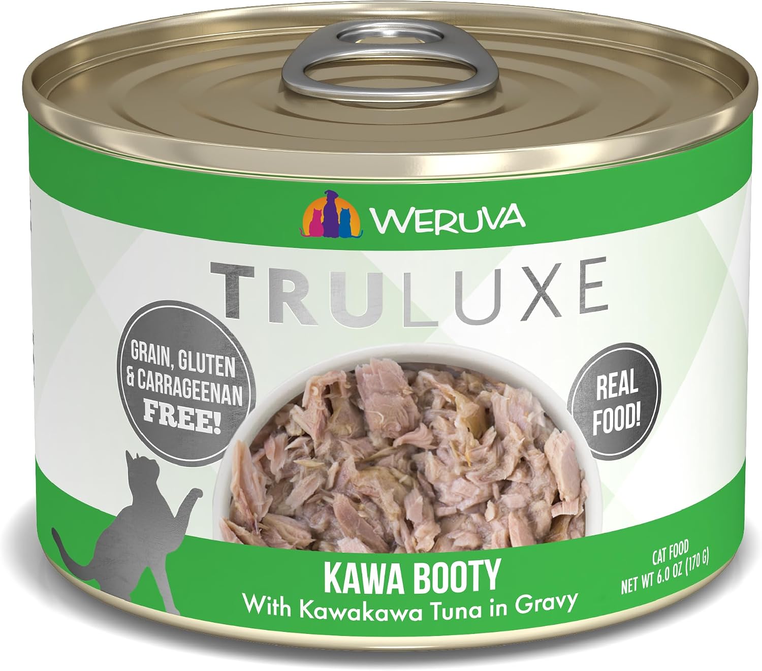 Weruva TruLuxe Cat Food, Peking Ducken with Chicken Breast & Duck Breast in Gravy, 3oz Can (Pack of 24)