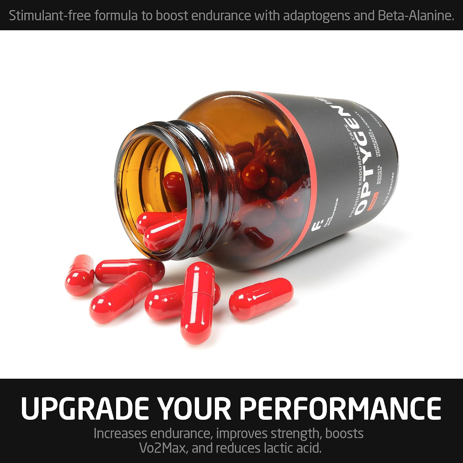 FIRST ENDURANCE OptygenHP - Premium Endurance Supplement | Boost Power | Increase Performance and Endurance | Improves Oxygen Utilization| 120