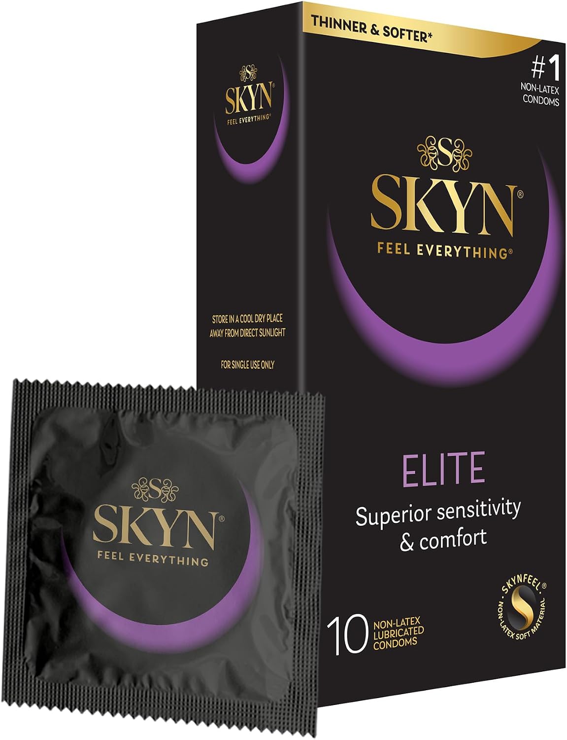 Lifestyles Skyn Polyisoprene Condoms, 12 Count (Pack of 1)