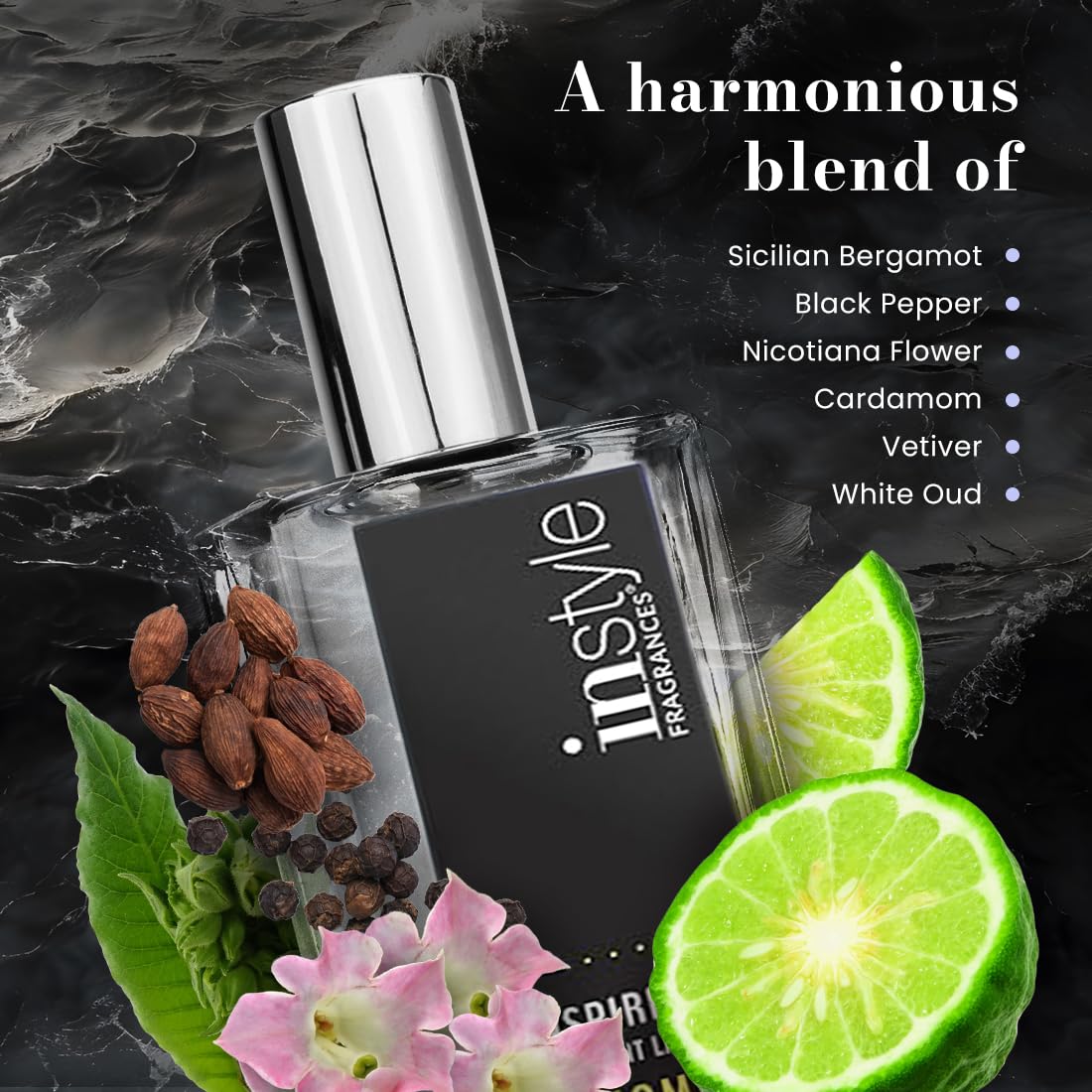 Instyle Fragrances | Inspired by Ralph Lauren's Romance | Women’s Eau de Toilette | Vegan, Paraben Free, Phthalate Free | Never Tested on Animals | 3.4 Fluid Ounces