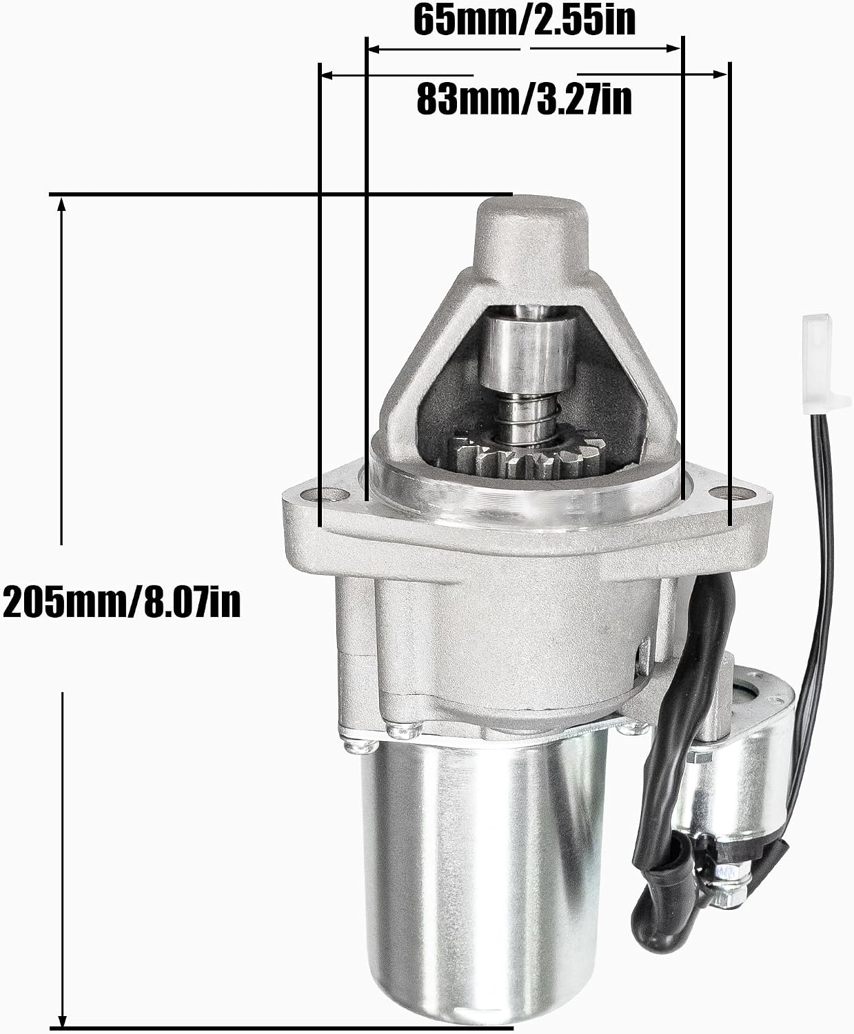 fullas Electric Starter Motor for Predator 9500 Inverter Generator | for Modes 57080 and 59188 Super Quiet Inverter Generator