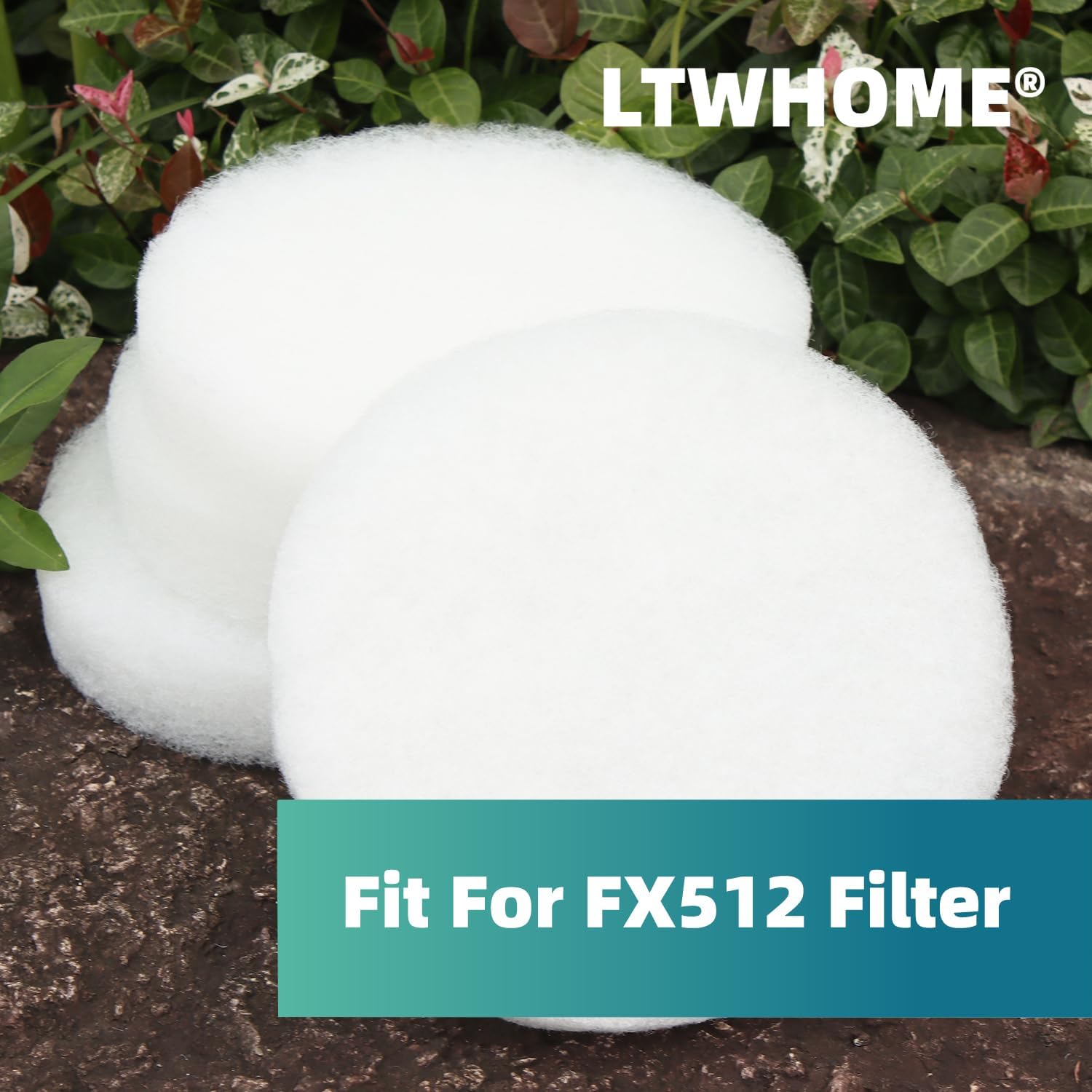 Compatible Polishing Pads Suitable for Fluval FX4, FX5, FX6 Fine Filter (Pack of 12)