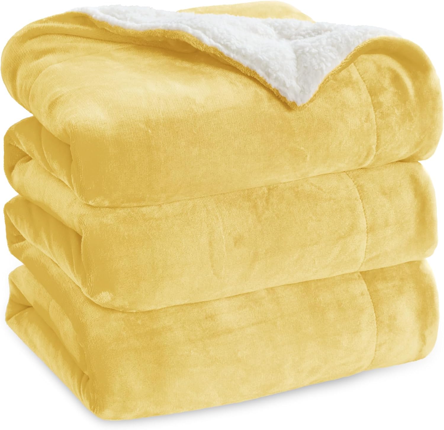 Bedsure GentleSoft Sherpa Fleece Throw Blanket for Couch, Non-Heated, Thick & Warm Cozy Blanket for Winter Fall, Soft Fuzzy Plush Throw Gifts for Women and Men, Grey, 50x60 Inches