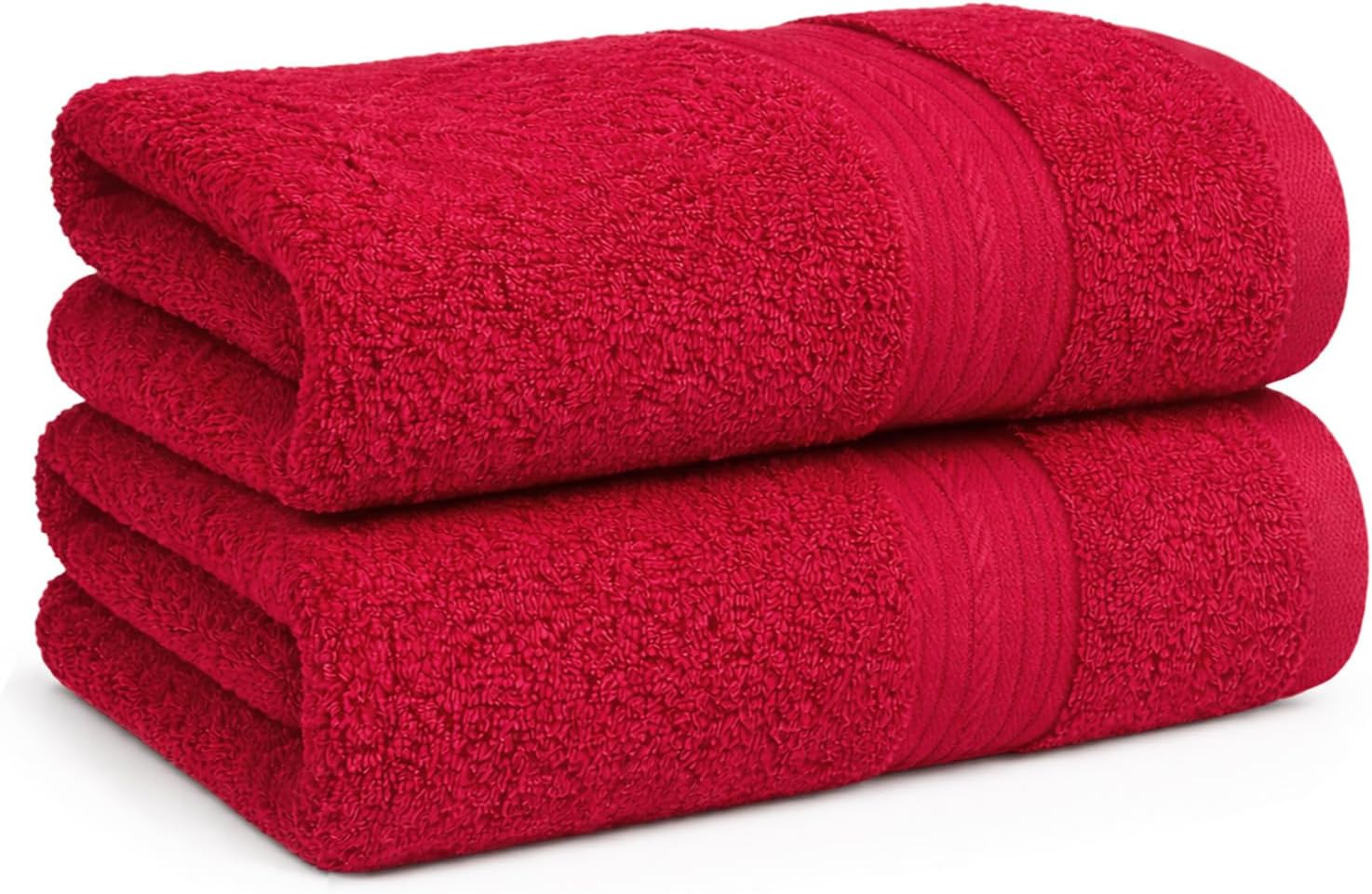 Ample Decor 100% Cotton Hand Towels 18x28 Inches, 600 GSM, Soft & Absorbent, Set of 12, Purple