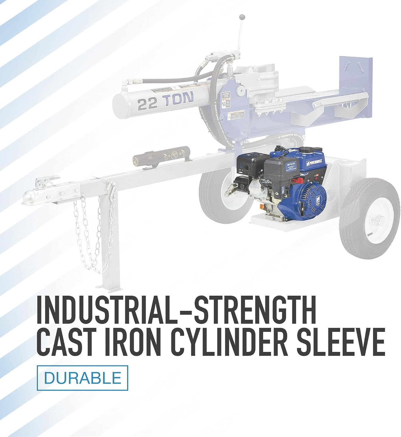 Powerhorse OHV Horizontal Engine - 212cc, 6 HP, 3/4in. x 2 7/16in. Shaft | 3/4in. x 2 7/16in. Shaft, 212cc