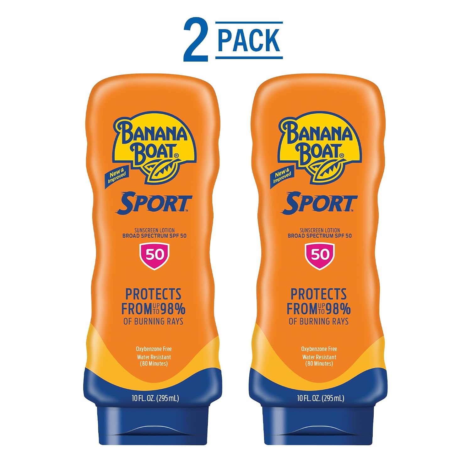 Banana Boat Sport SPF 50 Sunscreen Lotion, 8 Fl Oz