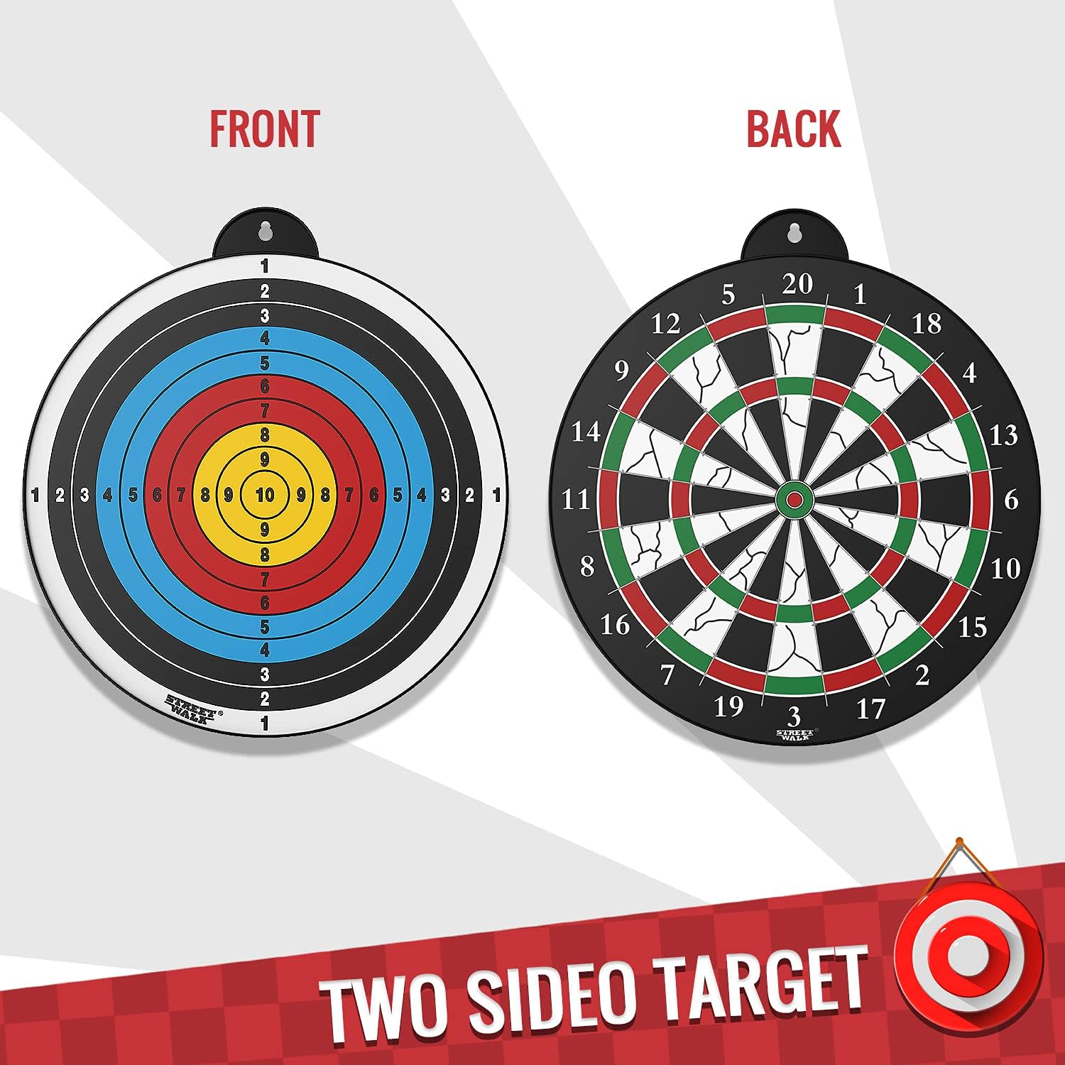 Dart Board - 12pcs Magnetic Darts - Excellent Indoor Game and Party Games