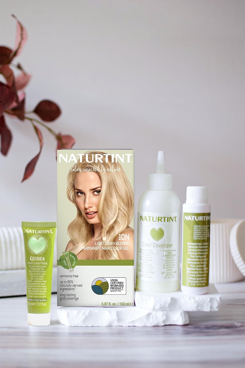 Naturtint 9N Honey Blonde Permanent Hair Color (Pack of 1), Ammonia Free, Vegan, Cruelty Free, up to 100% Gray Coverage, Long Lasting Results (Packaging may vary)