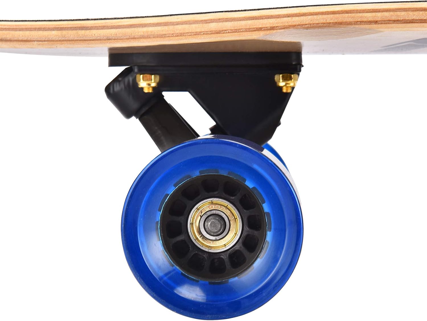 seething 42 Inch Longboard Skateboard Complete Cruiser Pintail, The Original Artisan Maple Skateboard Cruiser Pintail for Cruising, Carving