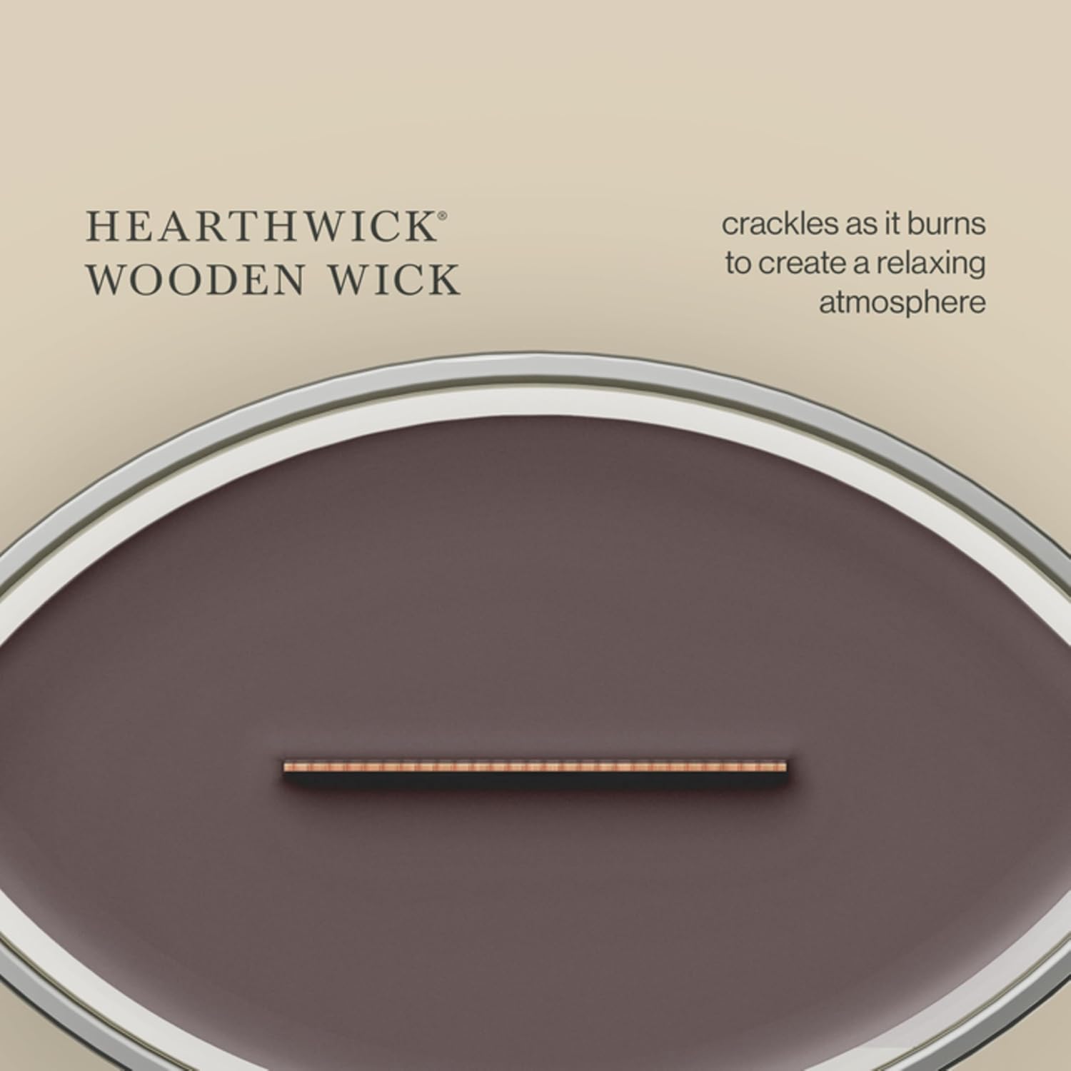 WoodWick Fireside Holiday Candle Gifts for Women and Men, 9.7 oz Medium Hourglass Candle with Crackling Wick