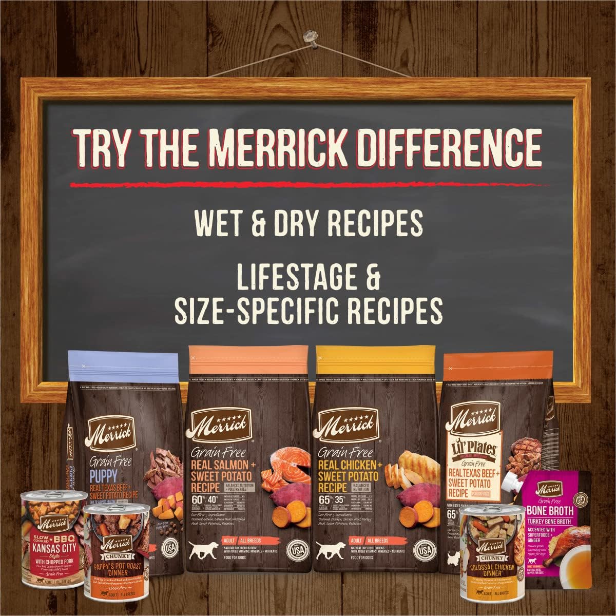 Merrick Power Bites Salmon Grain Free Dog Treats 6 oz Bag | Wholesome and flavorful dog treats made with salmon as the #1 ingredient, perfect for anytime snacking or training rewards